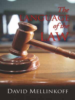 cover image of The Language of the Law